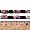 Natural Obsidian & Rhodonite Beads Strands G-Q614-01A-08-5