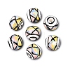 Handmade Porcelain Beads PORC-Q007-07F-1