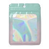 Rectangle Glitter Holographic PVC Zip Lock Bags ABAG-P011-01E-01-1