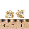 Ocean Theme Brass Micro Pave Cubic Zirconia Charms X1-KK-F902-08E-G-3