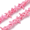 Synthetic Turquoise Dyed Beads Strands G-B184-C03-01-1