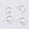 304 Stainless Steel Half Hoop Earrings X-STAS-Z028-B02-S-2