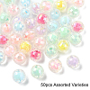 50Pcs Transparent Acrylic Beads TACR-YW0002-27-2