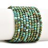 Natural HuBei Turquoise Beads Strands G-D100-A01-3mm-2