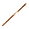 Adjustable Cowhide Bracelet Making for Beads BJEW-P394-05G-3