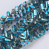 Electroplate Glass Beads Strands EGLA-J145-4mm-FR01-1