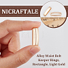 Unicraftale 10Pcs Alloy Waist Belt Keeper Rings FIND-UN0002-98KCG-4