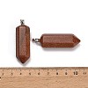 Synthetic Goldstone Pendants GG-CBAA0EE-02P-18-2