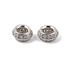 925 Sterling Silver Micro Pave Clear Cubic Zirconia Spacer Beads SE-CBAF1B2-18B-P-1