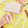 10M Double Layer Polyester Lace Ribbon OCOR-TA0004-14B-7