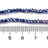 Baking Electroplate Glass Beads Strands X-DGLA-A039-J4mm-B04-4