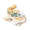 Natural Freshwater Shell & Paua Shell & White Shell Cabochons SHEL-C009-04-2
