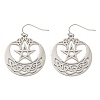 304 Stainless Steel Dangle Earrings for Women EJEW-F338-04P-03-1