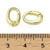 Brass Spring Gate Rings KK-B089-08G-3