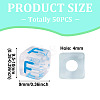 50Pcs Acrylic European Beads MACR-TADJ0001-13F-5