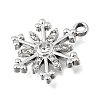 UV Plating Alloy Crystal Rhinestone Pendants RB-CBAD37D-19P-2