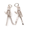 Halloween Brass Micro Pave Cubic Zirconia Pendants ZIRC-G169-09-2