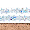 Electroplate Transparent Glass Beads Strands EGLA-Q136-01A-07-4