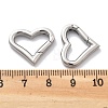 304 Stainless Steel Spring Ring Clasps STAS-R130-61P-3