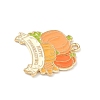 Thanksgiving Day Alloy Enamel Pendants ENAM-I076-01G-13-2