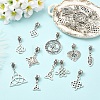 22Pcs 11 Style Alloy European Dangle Charms PALLOY-YW00226-4