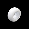 Spray Paint Brass European Beads KK-CBA109E-07-2