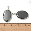 Synthetic Non-magnetic Hematite Pendants G-M415-01P-03-3
