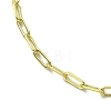 Adjustable Brass Paperclip Chain Slider Bracelets for Women BJEW-JB13616-4