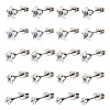 40Pcs 5 Size Crystal Rhinestone Tiny Star Stud Earrings EJEW-TA0001-13-2