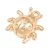 304 Stainless Steel Pendant Rhinestone Settings SA-CBA4377-03G-2