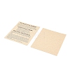 Blank Word Cards AJEW-P131-05-3