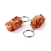 Natural Red Agate Keychain KEYC-C050-01K-RS-2