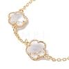 Glass Flower Links Bracelets & Necklaces Kits SJEW-JS01293-6