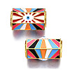 Alloy Enamel Beads PALLOY-Q441-035A-RS-2