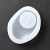 Oval Potting Display Holder Silicone Molds DIY-I096-17-4
