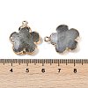 Natural Labradorite Pendants G-P566-01G-08-3