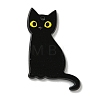 Halloween Black Cat Acrylic Pendants X-MACR-U005-01A-1