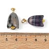 Natural Mixed Gemastone Pendants PALLOY-JF05935-3
