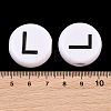 Opaque Acrylic European Beads AC-CBA3BDD-01L-3