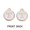 Golden Plated Enamel Alloy Charms ENAM-SZ0001-26A-T-2