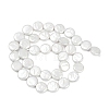 Electroplate Porcelain Imitation Pearl Beads Strands BSHE-Z009-02B-3