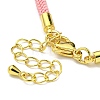 Nylon Cords Bracelet Makings Fit for Connector Charms AJEW-P116-02G-09-3