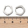 304 Stainless Steel Polishing Effect Hoop Earrings EJEW-M001-35P-5