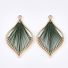 Cotton Thread Woven Pendants FIND-S306-03D-2