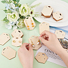 Wood Earring Display Card with Hanging Hole DIY-WH0320-20E-3