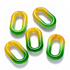 Two Tone Opaque Acrylic Linking Rings OACR-S036-006B-M05-3