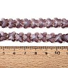 Opaque Glass Beads Strands GLAA-N073-01I-4