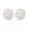 Brass Pave Clear Cubic Zirconia Multi-Strands Links KK-B172-06S-1
