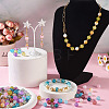  240Pcs 12 Colors Crackle Glass Beads CCG-TA0002-03-16