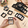Square Transparent PE Thin Film Suspension Jewelry Display Boxes CON-WH0086-255-3